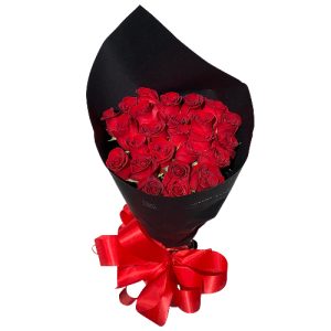 BOUQUET OF 25 ROSES RED