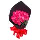 BOUQUET OF 25 ROSES HARD PINK
