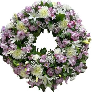 Funeral Arrangement , GREEN PURPLE AND WHITE