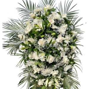 Funeral Arrangement WHITE AND GREEN