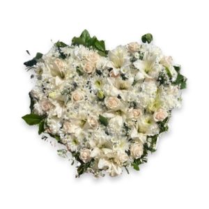 Heart floral arrangement