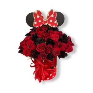 Black and Red roses Bouquets
